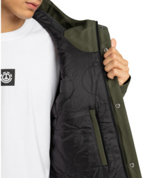 6 Fishtail - Fishtail-Parka für Männer Braun ELYJK00270 Element