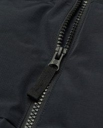 3 Hooded Puffer - Casaco puffer com capuz para homem Azul ELYJK00276 Element