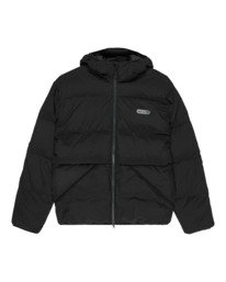 0 Hooded Puffer - Puffer Jacket for Men Blue ELYJK00276 Element