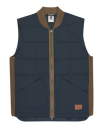 0 Union Quilted - Gilet trapuntato da Uomo Blue ELYJK00278 Element
