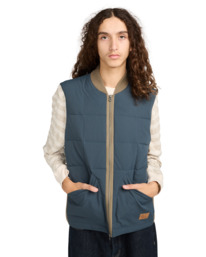 2 Union Quilted - Gilet trapuntato da Uomo Blue ELYJK00278 Element