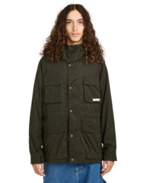 2 Field Waxed Parka - Gewachster Parka für Männer Grün ELYJK00280 Element