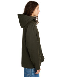 3 Field Waxed Parka - Gewachster Parka für Männer Grün ELYJK00280 Element