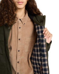 5 Field Waxed Parka - Gewachster Parka für Männer Grün ELYJK00280 Element