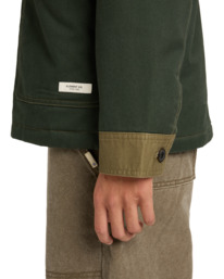7 Crossroads Patchwork Overshirt - Überhemd für Männer Schwarz ELYJK00284 Element
