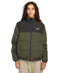 2 Classic Puffer - Doudoune pour Homme Marron ELYJK00287 Element