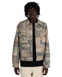 2 Trucker Low Tide - Trucker Jacket for Men Brown ELYJK00301 Element