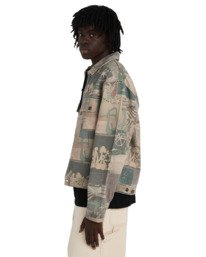 3 Trucker Low Tide - Trucker Jacket for Men Brown ELYJK00301 Element