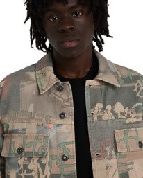 4 Trucker Low Tide - Trucker Jacket for Men Brown ELYJK00301 Element