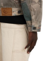 5 Trucker Low Tide - Trucker Jacket for Men Brown ELYJK00301 Element