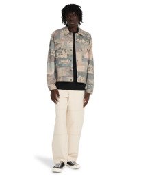 6 Trucker Low Tide - Trucker Jacket for Men Brown ELYJK00301 Element