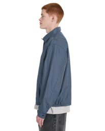 3 Harrington Gingham - Water-Resistant Jacket for Men White ELYJK00306 Element