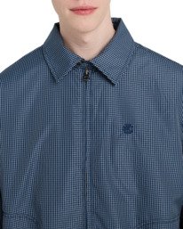 4 Harrington Gingham - Water-Resistant Jacket for Men White ELYJK00306 Element