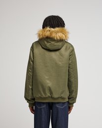 10 Hooded Bomber Jacket Green ELYJK00317 Element