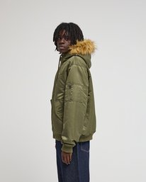 7 Hooded Bomber Jacket Green ELYJK00317 Element