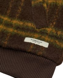 4 Dulcey Fuzzy Check Brown ELYJK00319 Element