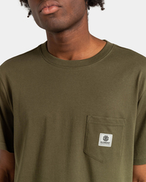 4 Basic Pocket - T-Shirt for Men Beige ELYKT00116 Element