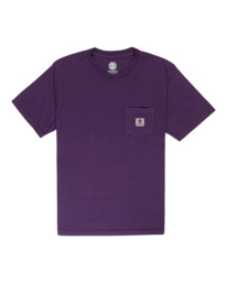0 Basic Pocket - T-Shirt für Männer Violett ELYKT00118 Element