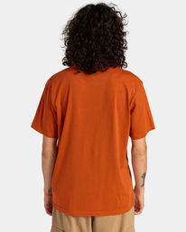 6 Basic Pocket - T-Shirt for Men Orange ELYKT00118 Element