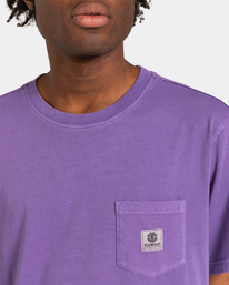 4 Basic Pocket - T-Shirt voor Heren Purple ELYKT00118 Element