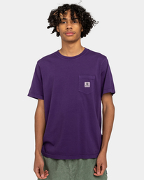 2 Basic Pocket - T-Shirt für Männer Violett ELYKT00118 Element