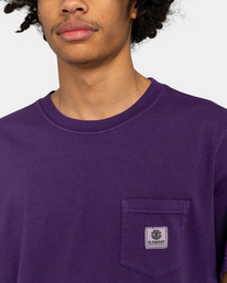 4 Basic Pocket - T-Shirt für Männer Violett ELYKT00118 Element