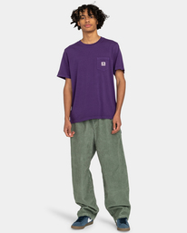 5 Basic Pocket - T-Shirt für Männer Violett ELYKT00118 Element