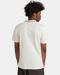 6 Myloh - Short Sleeve Polo Shirt for Men White ELYKT00128 Element