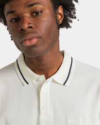 4 Myloh - Short Sleeve Polo Shirt for Men White ELYKT00128 Element