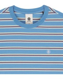 2 Icon Embroidery - Short Sleeve T-Shirt for Men Blue ELYKT00168 Element