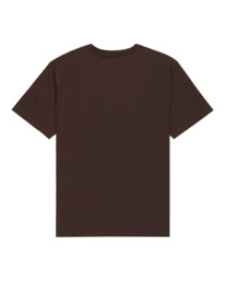 1 Icon Embroidery - Maglietta a maniche corte da Uomo Brown ELYKT00168 Element