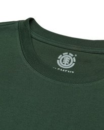 2 Icon Embroidery - Short Sleeve T-Shirt for Men Black ELYKT00168 Element