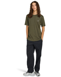 6 Icon Embroidery - T-Shirt für Männer Braun ELYKT00168 Element