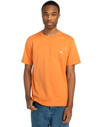 2 Crail  - Short Sleeves T-shirt for Men Orange ELYKT00168 Element