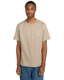 2 Crail  - Short Sleeves T-shirt for Men Beige ELYKT00168 Element