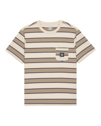 0 Icon - Camiseta de manga corta con bolsillo para Hombre Beige ELYKT00175 Element