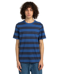 3 Icon - Camiseta de manga corta con bolsillo para Hombre Azul ELYKT00175 Element