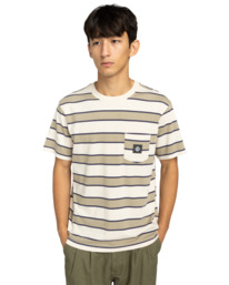 2 Icon - Short Sleeves Pocket T-Shirt for Men Beige ELYKT00175 Element