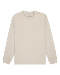 0 Lowcase Pigment - Long Sleeve T-Shirt for Men Beige ELYKT00176 Element