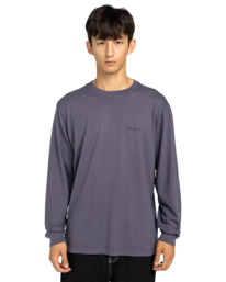 2 Lowcase Pigment - T-shirt manches longues pour Homme Noir ELYKT00176 Element