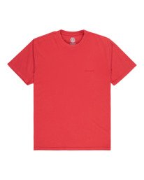 0 Lowcase Pigment - Short Sleeve T-Shirt for Men Red ELYKT00177 Element