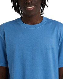 4 Lowcase Pigment - Short Sleeve T-Shirt for Men Blue ELYKT00177 Element
