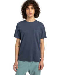 2 Lowcase - Camiseta de manga corta para Hombre Azul ELYKT00177 Element