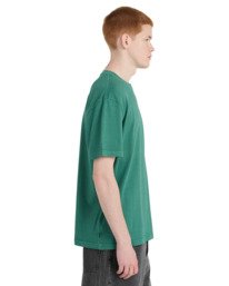 3 Lowcase Pigment - Short Sleeve T-Shirt for Men Green ELYKT00177 Element