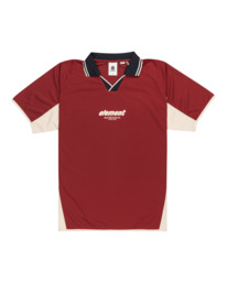 0 Soccer Game - Camiseta polo de manga corta para Hombre Rojo ELYKT00183 Element