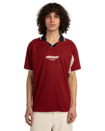 2 Soccer Game - Poloshirt met Korte Mouw voor Heren Red ELYKT00183 Element