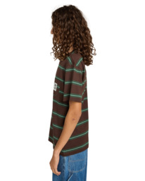 3 Bigfoot Pocket Label - Short Sleeve T-Shirt for Men Brown ELYKT00191 Element
