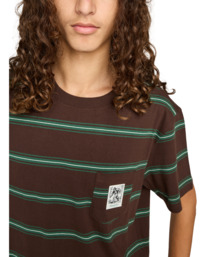 4 Bigfoot Pocket Label - Short Sleeve T-Shirt for Men Brown ELYKT00191 Element