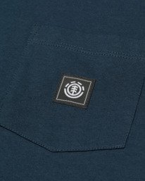 3 Icon Label Pocket - T-Shirt à manches courtes pour Homme Bleu ELYKT00198 Element