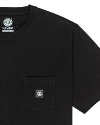 2 Icon Label Pocket - T-Shirt à manches courtes pour Homme Bleu ELYKT00198 Element